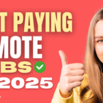 Remote Work in 2025 Best Jobs With Great Salaries